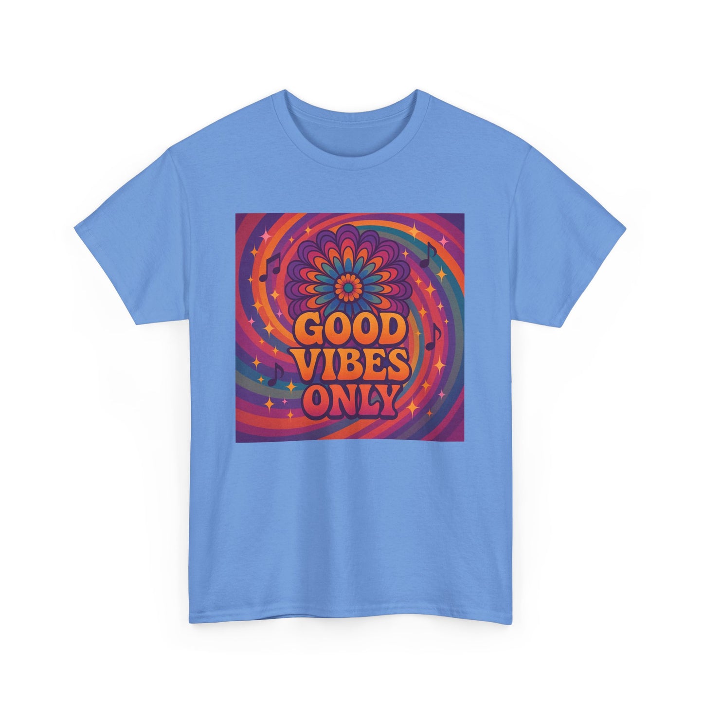 Groovy Good Vibes Tee, Positive Affirmation Shirt, Unisex Graphic T-Shirt, Retro Style Apparel, Festival Wear, Everyday Comfort