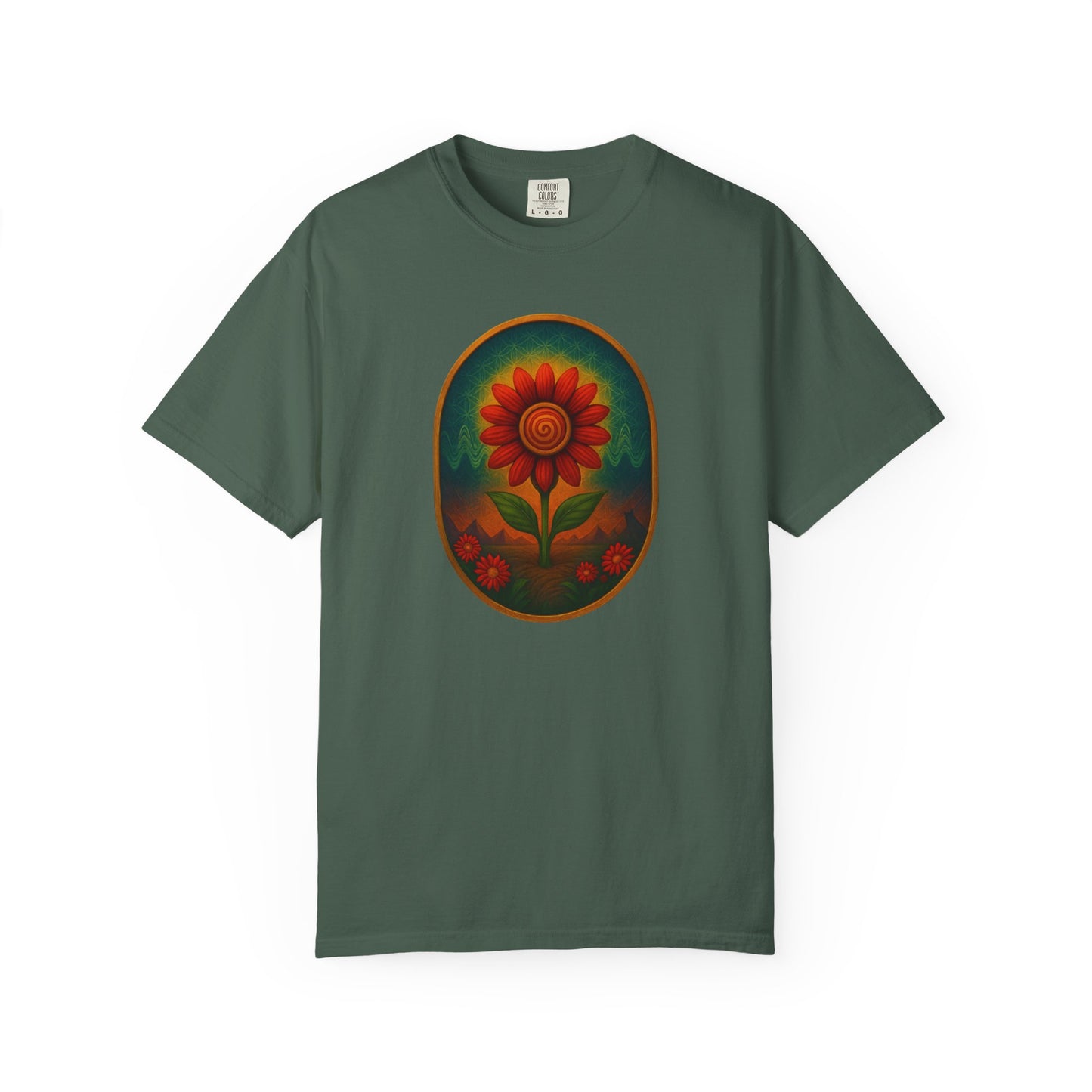 Cosmic Daisy Bloom – Psychedelic Nature Tee