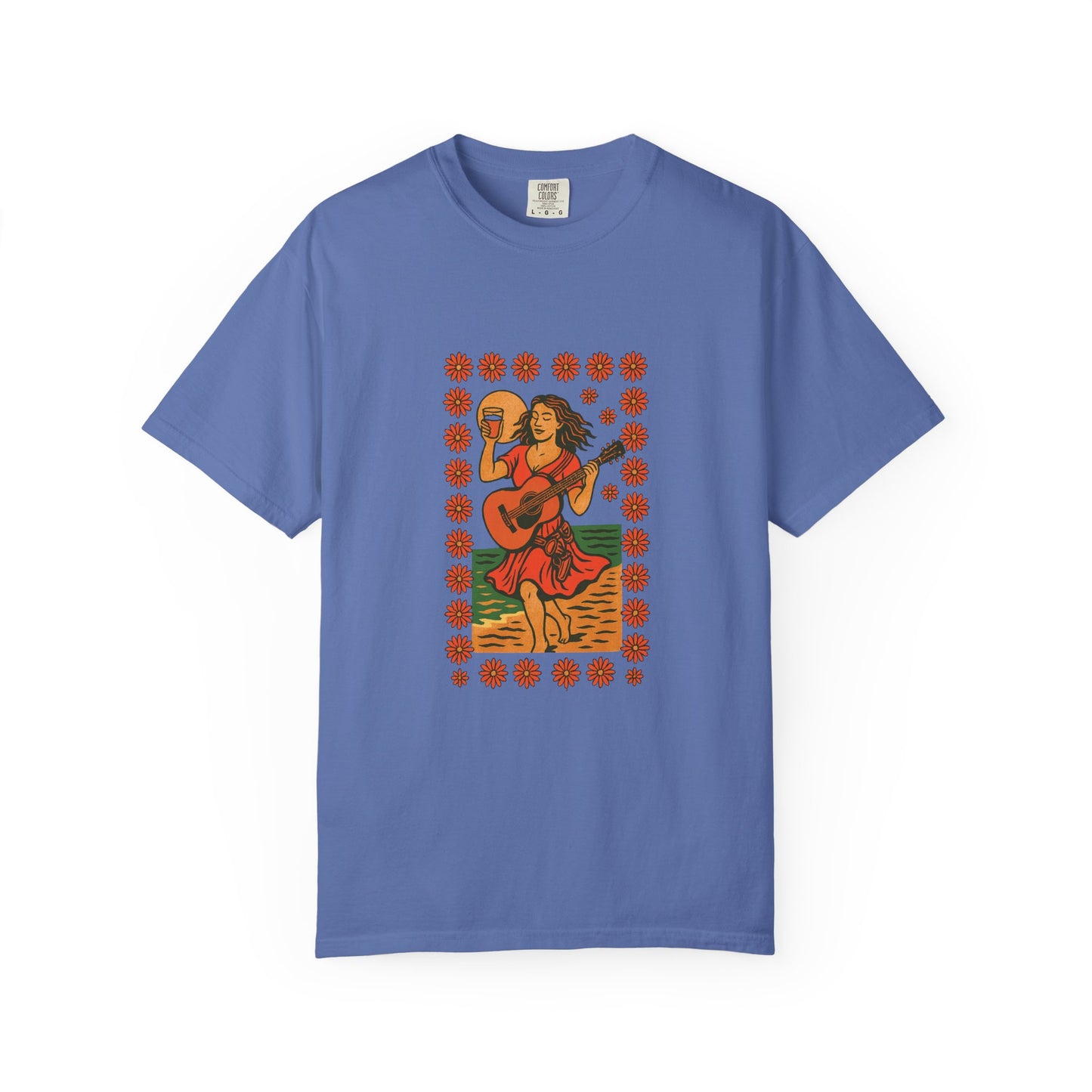 Red Daisy Framed Lil Maggie –