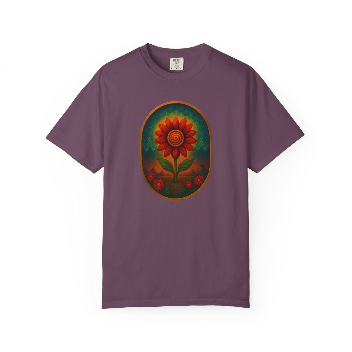 Cosmic Daisy Bloom – Psychedelic Nature Tee