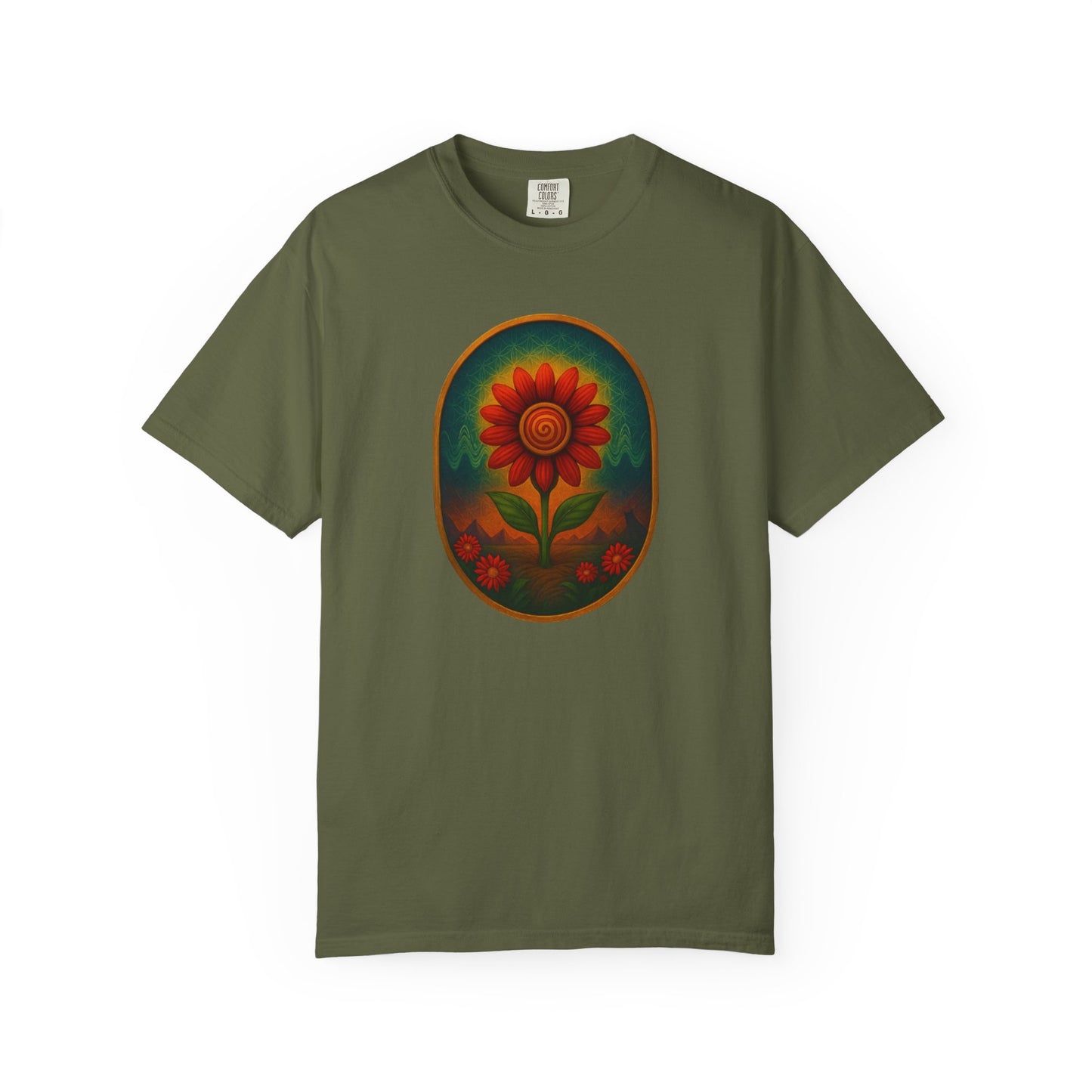 Cosmic Daisy Bloom – Psychedelic Nature Tee