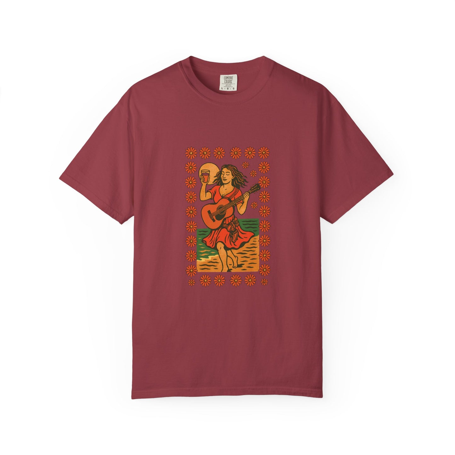 Red Daisy Framed Lil Maggie –