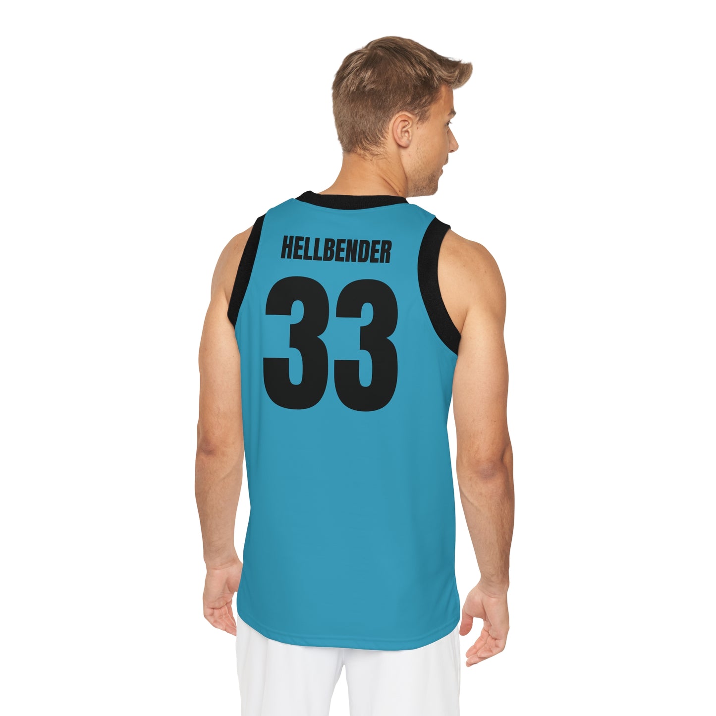 Unisex Basketball Jersey - Hellbender 33, Sporty Jersey, Casual Wear, Athletic Apparel, Gift for Basketball Fans, Streetwear