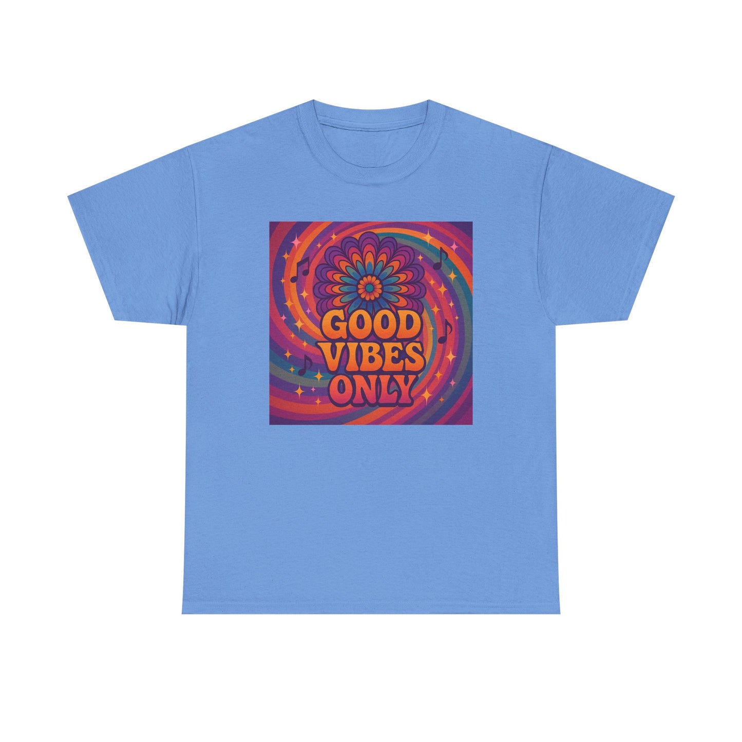 Groovy Good Vibes Tee, Positive Affirmation Shirt, Unisex Graphic T-Shirt, Retro Style Apparel, Festival Wear, Everyday Comfort