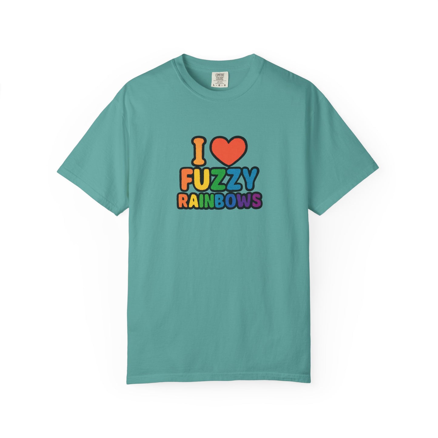 Countdown to Fuzzy Rainbows Tee – Spiral Daisy Designs
