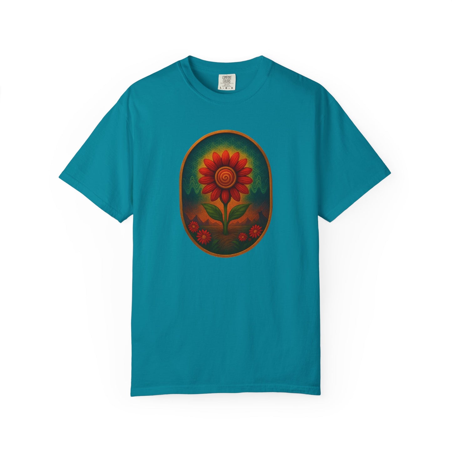 Cosmic Daisy Bloom – Psychedelic Nature Tee