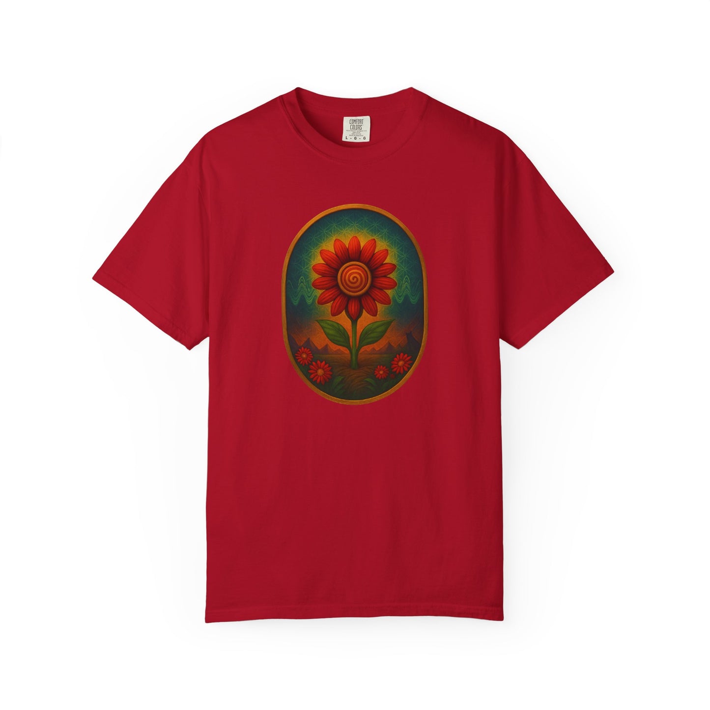 Cosmic Daisy Bloom – Psychedelic Nature Tee