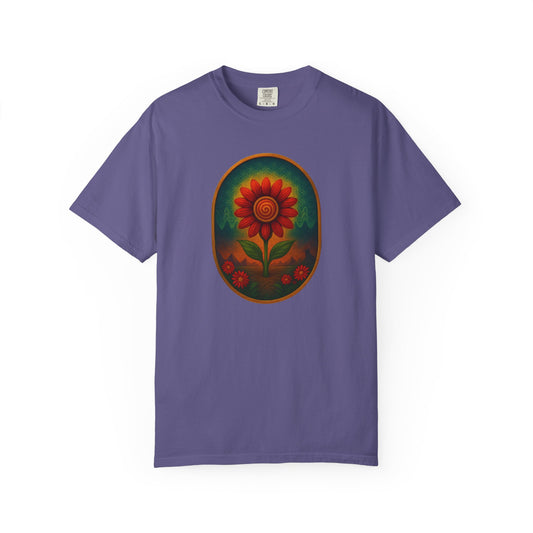 Cosmic Daisy Bloom – Psychedelic Nature Tee