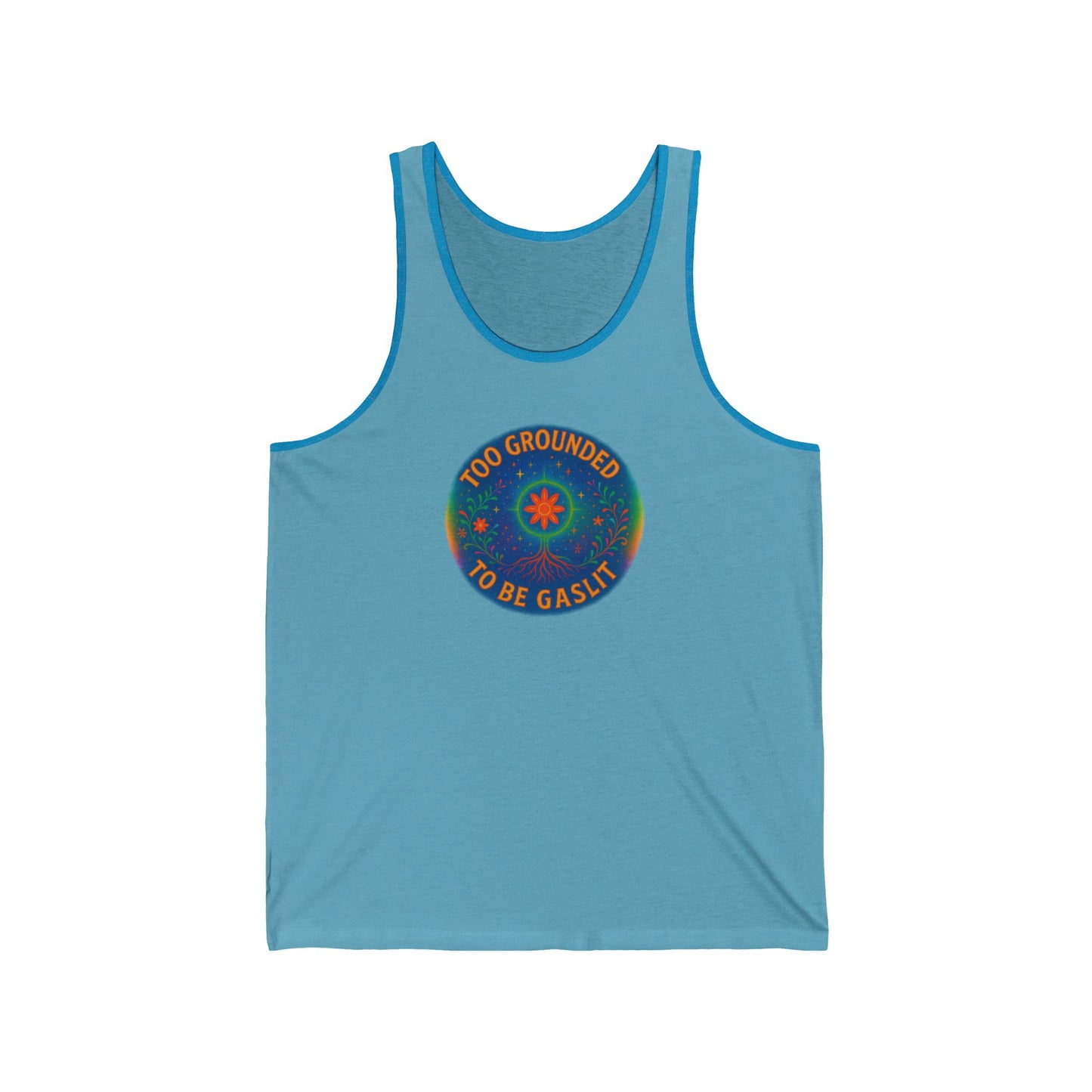 Too Grounded to Be Gaslit Unisex Jersey Tank, Inspirational Shirt, Positive Affirmation Tank Top, Trendy Summer Wear, Gift for [...]
